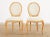 Set of Six Napoleon III Style Faux Rope Cerused Dining Chairs For Sale - Image 4 of 13
