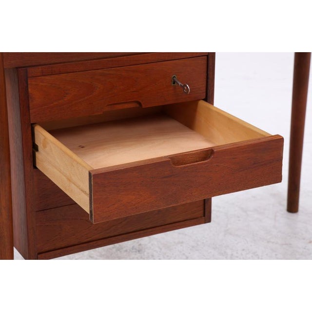 Vintage Danish Teak Desk For Sale - Image 12 of 16