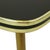 Vintage Rockabilly Glass Coffee Table with Conical Gold Legs, 1950s For Sale - Image 10 of 15