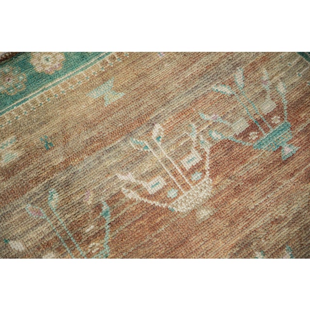 Vintage Distressed Oushak Square Rug - 3'10" x 4'9" For Sale - Image 9 of 11