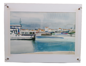 Michel Roubille, L'Île d'Yeu, 1983, Watercolor