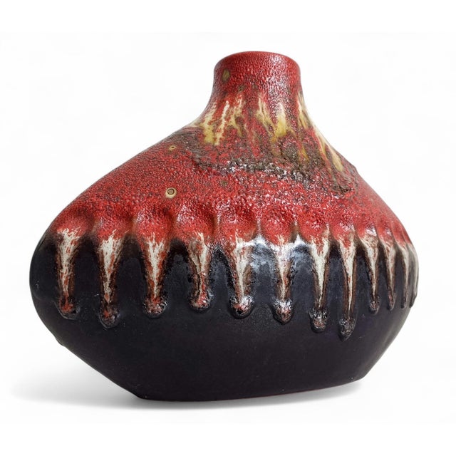 Sculptural West German Art Pottery Vase by Carstens Tönnieshof, 1950s For Sale - Image 18 of 18