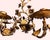 Vintage Hollywood Regency Style Floral Wall Mounted Brass Candle Holder Wall Sconce For Sale - Image 4 of 4