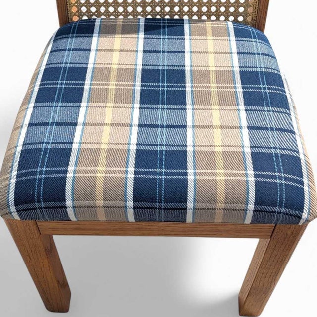 Postmodern Cane Back Dining Chairs by Douglas, Set of 6, 1980s For Sale - Image 9 of 18