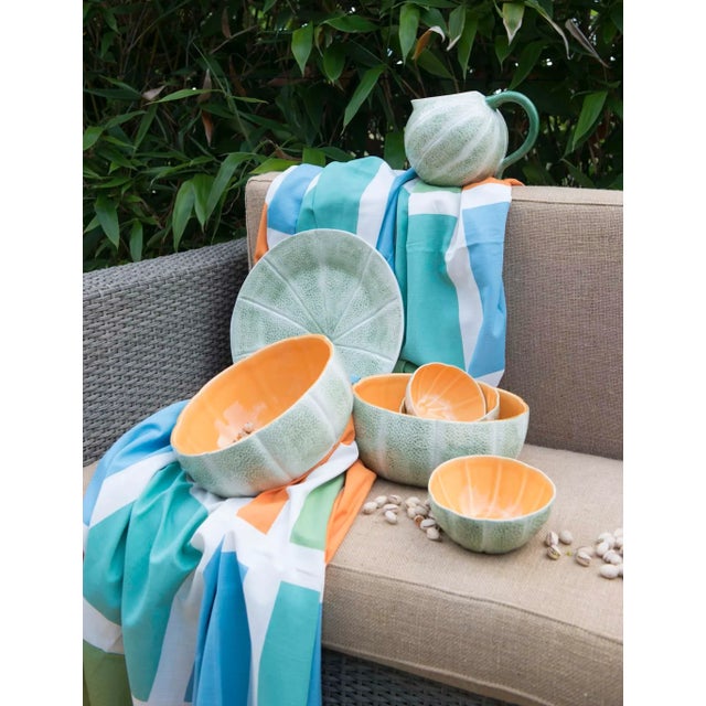 Traditional Bordallo Pinheiro Melon Pitcher, 67 oz For Sale - Image 3 of 4