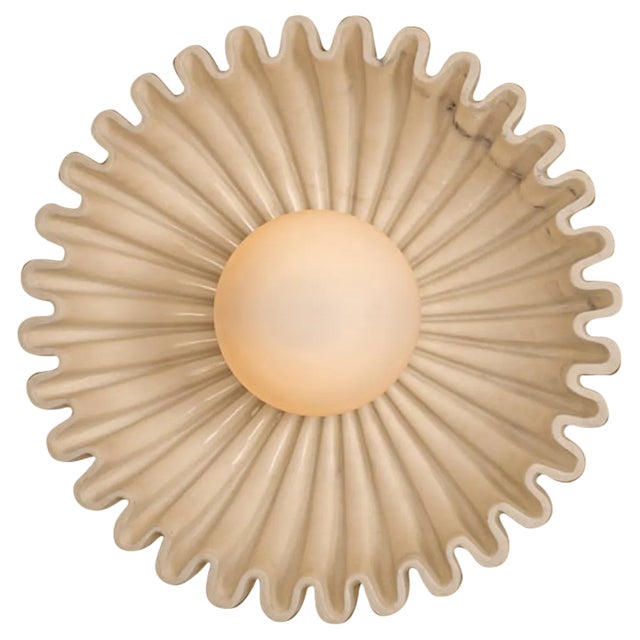 Ostro Ecru Ceramic Wall Sconce by Simone & Marcel For Sale