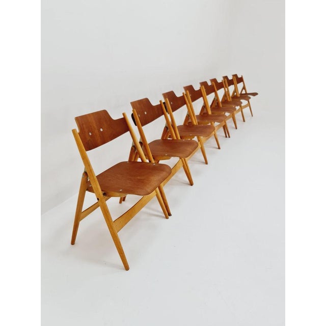 Austrian Folding Chair by Egon Eiermann for Wilde & Spieth, 1950s For Sale - Image 10 of 11