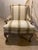 Sherrill Striped Wood Frame Chair For Sale - Image 9 of 9