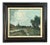 Vintage Framed Oil Painting on Board by A. Sergier For Sale