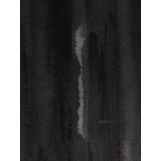 Karina Savonenko, Vertical Organic Lines in Black and White, 2026, Cotton & Acrylic & Pine, Framed For Sale - Image 3 of 9