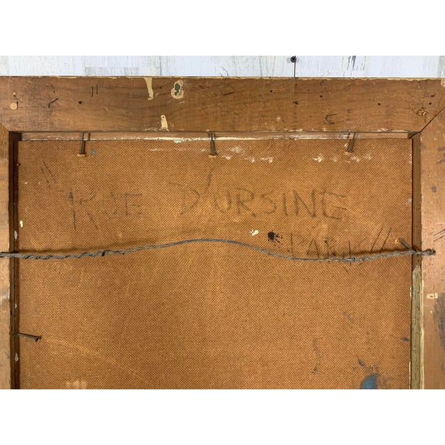 Modernist Parisian Street Scene Painting For Sale In Dallas - Image 6 of 12