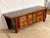Chinoiserie Antique Mongolian Hand-Painted Kang Cabinet / Low Media Console For Sale - Image 3 of 17