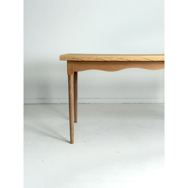 Extendable Oak Table, 1960s For Sale - Image 9 of 10