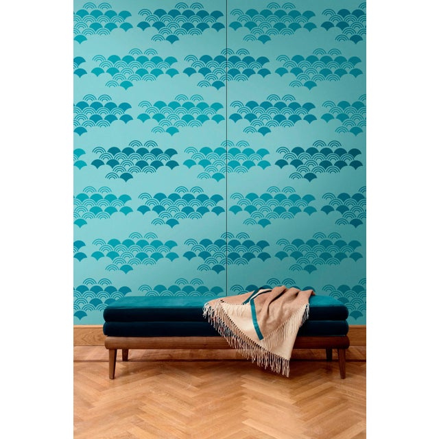 This decorative fabric comes in the form of boiserie over a wooden honeycomb panel measuring 135 cm by 200 cm tall. The...