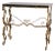 Metal Art Deco Wrought Iron and Marble Top Side End Table After Oscar Bach For Sale - Image 7 of 11
