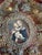 Metal 18th Century German Austrian Reliquary, Mary and Baby Jesus With 4 Saints For Sale - Image 7 of 10
