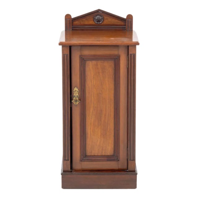 Victorian Mahogany Bedside Cabinet For Sale