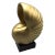 Faux Gold Shell on Black Base For Sale