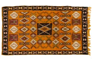 Vintage Moroccan Rug Runner - 4'8" X 9'4"