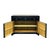 Oriental Black Lacquer 3 Drawers MoonFace Console Credenza Sideboard For Sale - Image 4 of 15