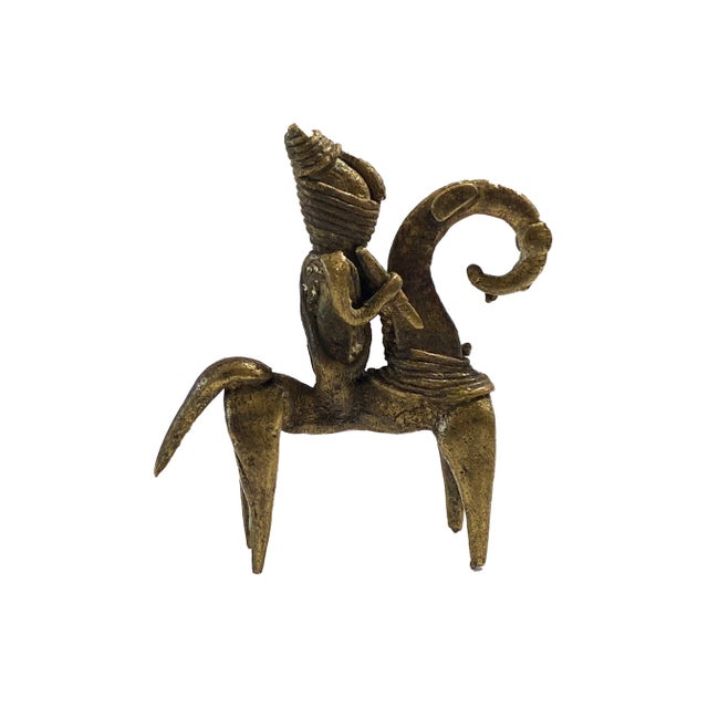 African Dogon Bronze Horseman Gold Weight Mali For Sale - Image 4 of 8