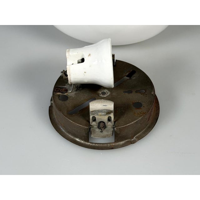 Mid-Century Ceiling Light in Frosted Glass from RZB, 1960s For Sale - Image 10 of 15