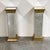 Height: 82 cm / 32.3 in Width: 25 cm / 9.8 in Depth: 25 cm / 9.8 in Elegant pair of vintage mirrored pedestal columns by...