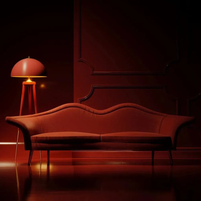 Red Jeane Sofa by Ottiu For Sale - Image 8 of 13