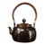 Late 19th Century Copper Teapot With Gemstone Inlays, 544g For Sale