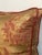 Textile Custom Mariano Fortuny Pillows in Antique Gold & Coral Damask For Sale - Image 7 of 16