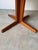 1970s Mid-Century Danish Modern Teak Expanding Round- Oval Dining Table For Sale - Image 14 of 18