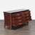 Traditional Vintage 8-Drawer Curved Front Wooden Dresser With Elegant Handles For Sale - Image 3 of 17