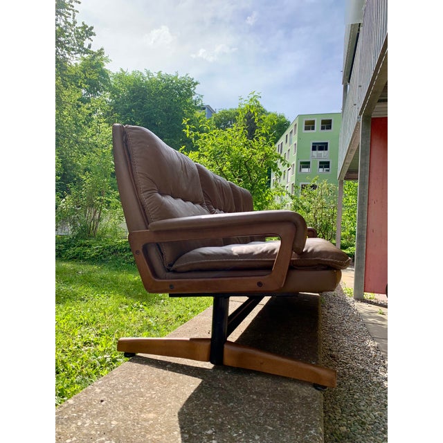 Brutalist Sofa by André Vanden Beuck for Strässle, 1970s For Sale - Image 13 of 18