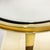 Brass Vintage Mid Century Charles Hollis Jones Brass and Lucite Double Sided Oval Tabletop Mirror For Sale - Image 8 of 10