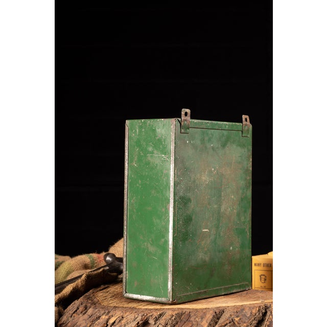 1940s 1940s Victor Manufacturing Brass Flashing Cabinet For Sale - Image 5 of 5