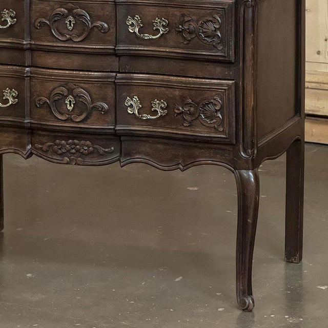 Country French Louis XV Walnut Commode For Sale - Image 10 of 17