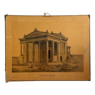 C.G. Röder, Das Erechtheion Reconstruction, 1896, Collotype Print For Sale