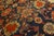 1880s Blue Navy Floral Antique W. Persian Bijar Rug 2'4'' X 9'9'' Handknotted Wool Carpet For Sale - Image 9 of 17