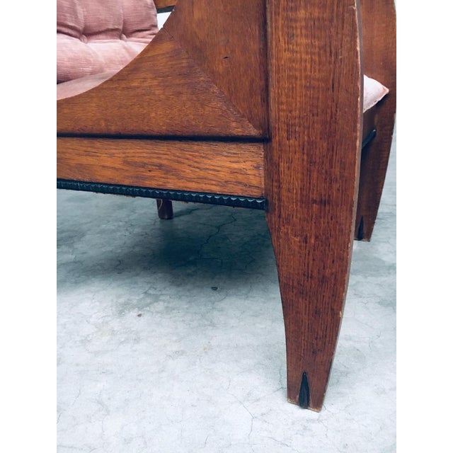 Dutch Art Deco Modernist Reclining Grand Armchair, Netherlands, 1920s For Sale - Image 15 of 18