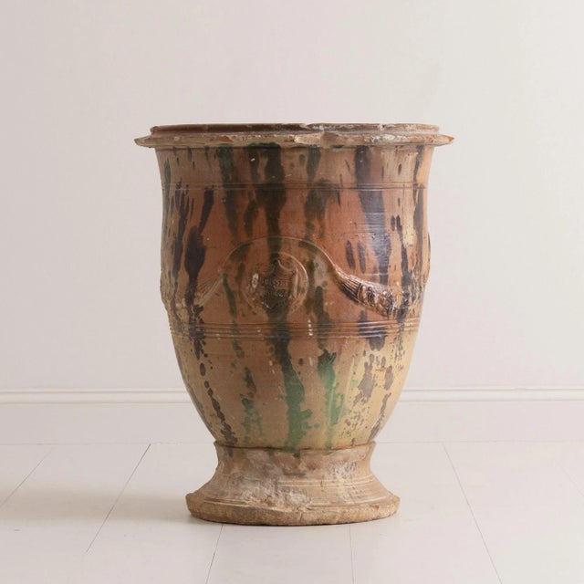 19th Century French Anduze Jardiniere Signed Boisset For Sale - Image 13 of 13