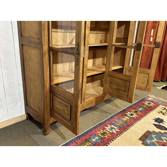 School Library Bookcase in Chestnut Wood, 1950s For Sale - Image 12 of 16