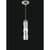 Collection pechino suspension lamp, metal and crystal, ncs 406 by jago dimensions: d 6 x h 20 cm. Materials: metal,...