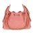 Chanel Pink Quilted Suede Mini Chanel 25 Hobo For Sale - Image 4 of 9