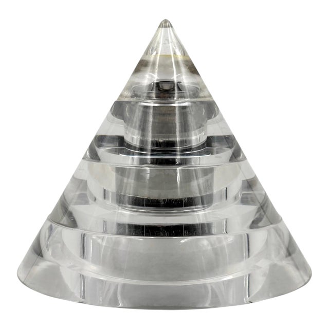 Space Age Lucite Conical Smoking Set, Italy 1970 For Sale
