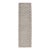 Turkish Oushak Runner With Repeating Floral Motif in Taupe and Seafoam Green For Sale