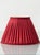 Art Deco French Emerald Green Ceramic Table Lamp with Ruby Silk Shade, 1930s For Sale - Image 10 of 14