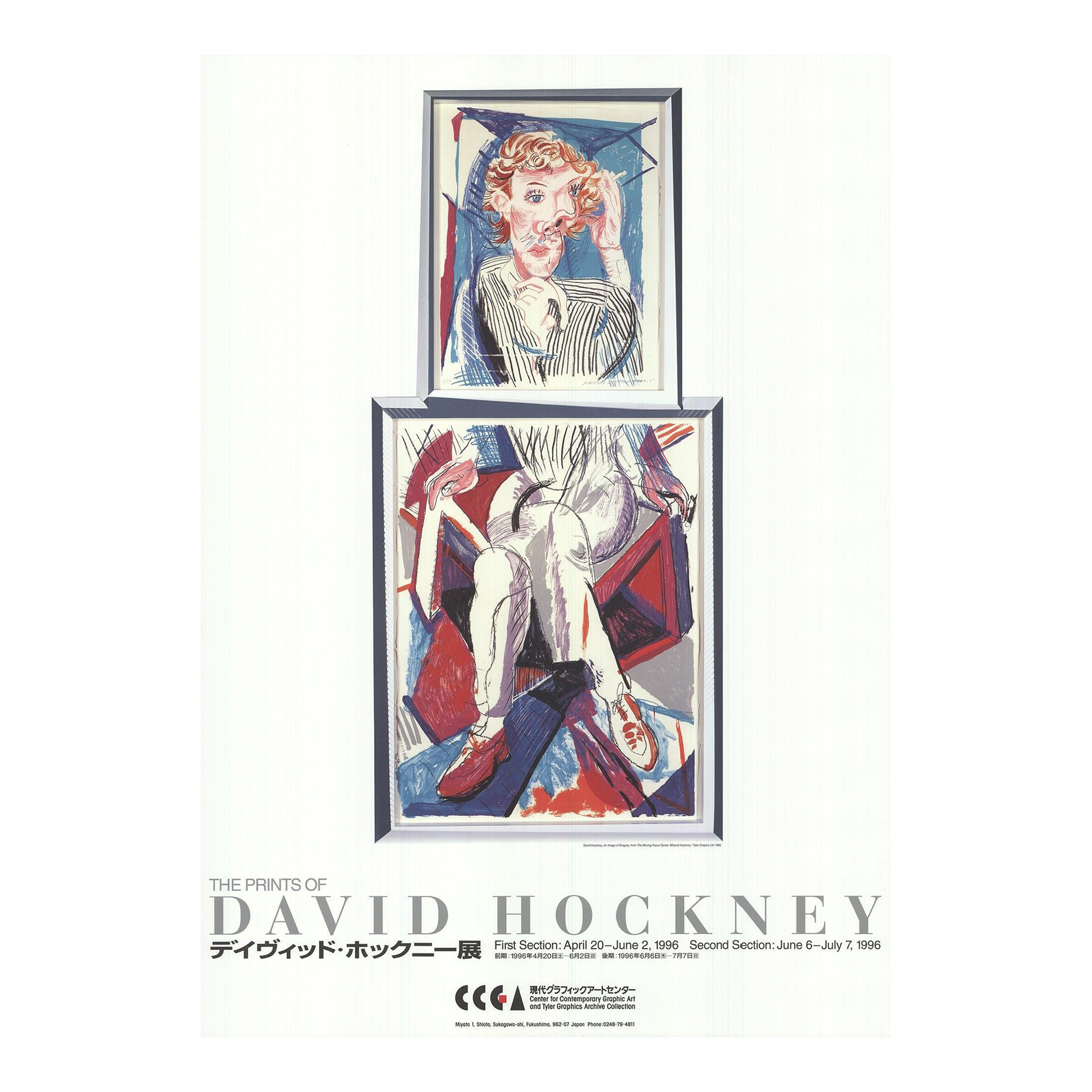 David Hockney an Image of Gregory, 1996 | Chairish