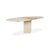 Wooden Dining Table with Travertine Top from WK Wohnen For Sale - Image 4 of 17