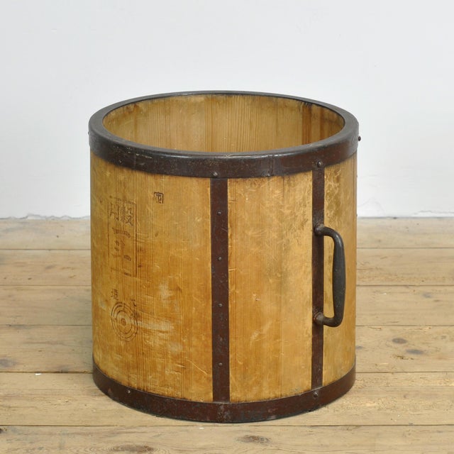 Vintage Japanese Wooden Rice Measure, 1930 For Sale - Image 4 of 10