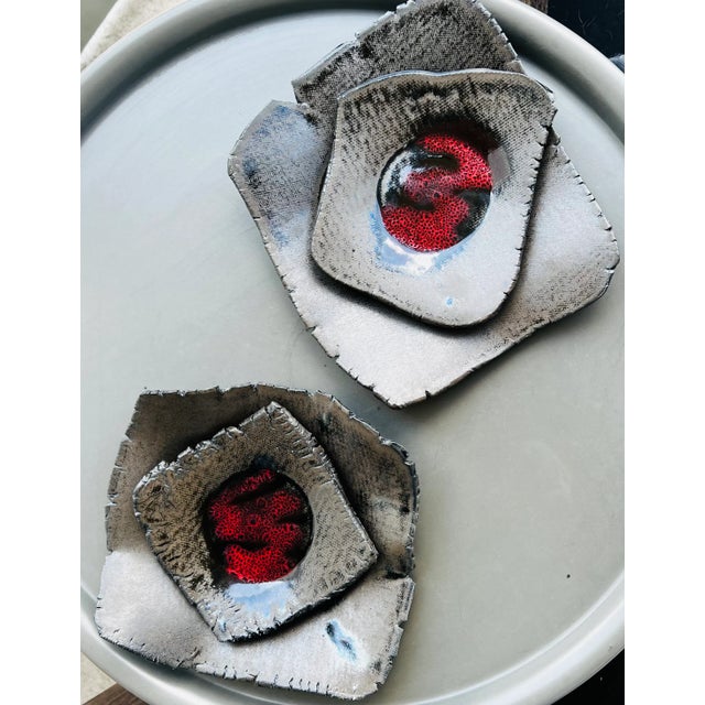 Black Large Accent Plate by Rick Van Dyke, I For Sale - Image 8 of 8